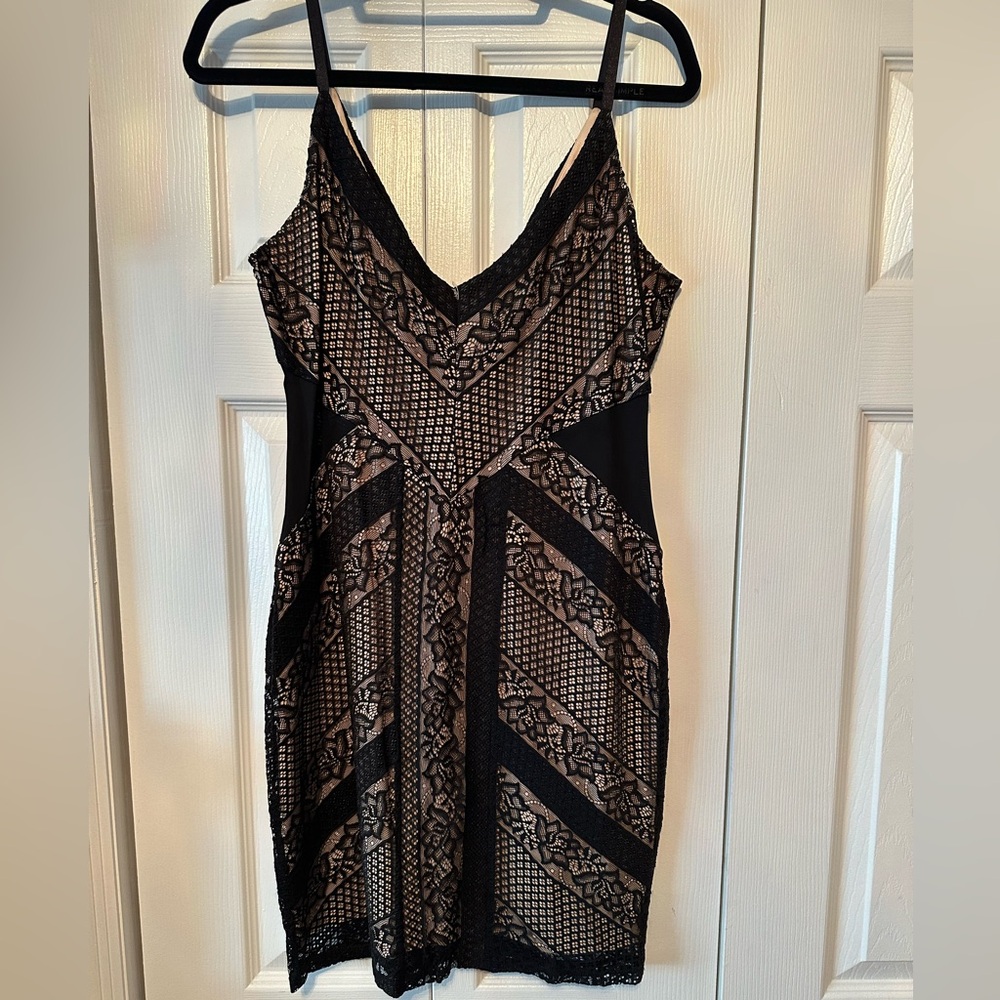 Guess Black Lace Dress